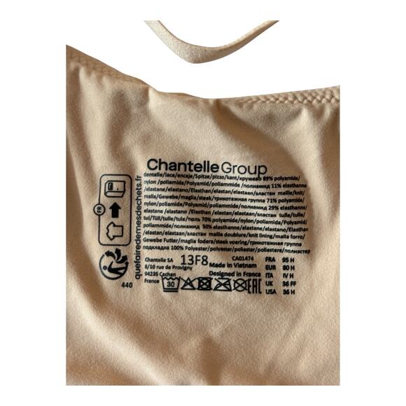 Chantelle Bra 13F8 Norah Supportive Wireless nude size 36H - Picture 7 of 7